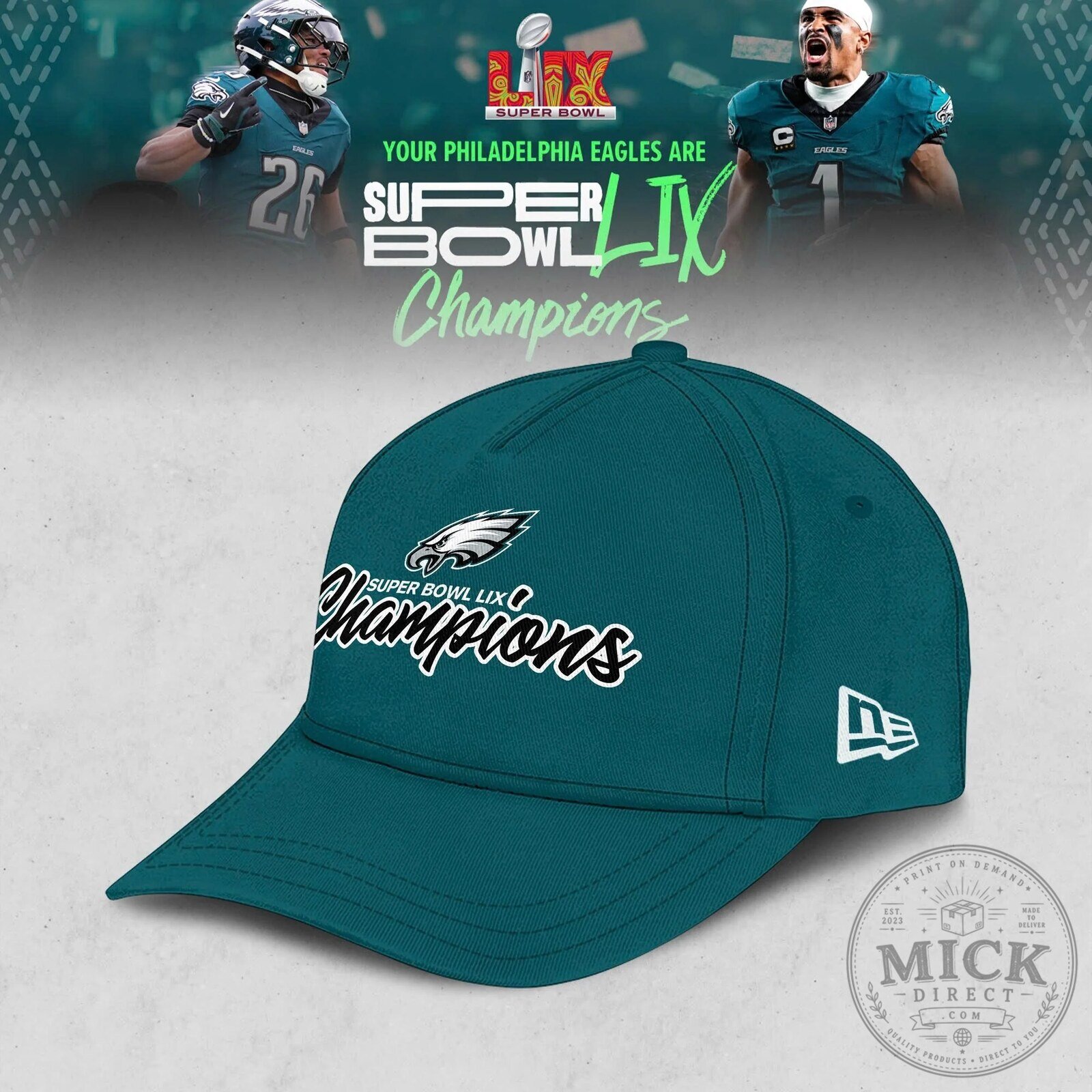 Philadelphia Eagles Super Bowl LIX Champions 2025 Hoodie 8 Philadelphia Eagles Super Bowl LIX Champions 2025 Hoodie