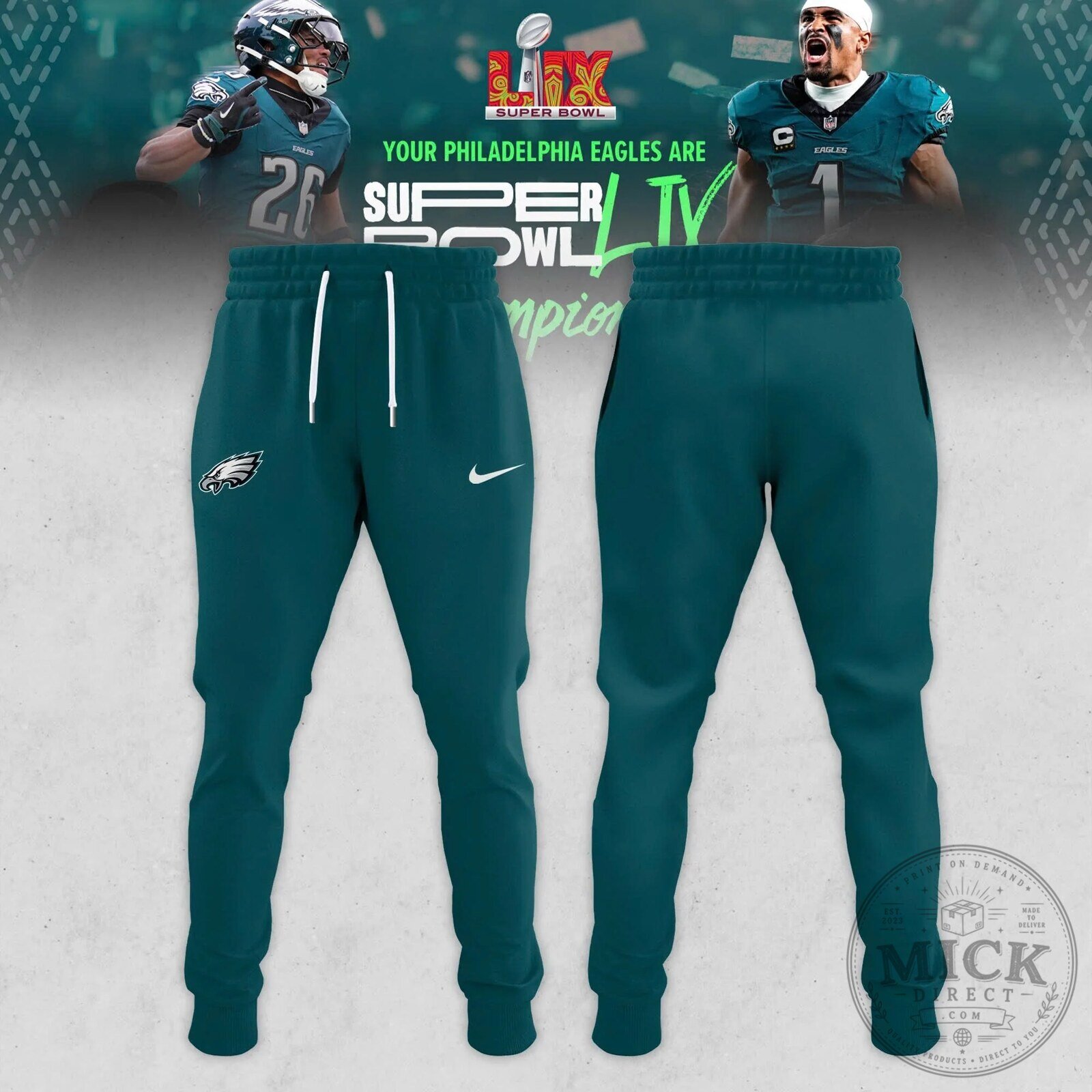 Philadelphia Eagles Super Bowl LIX Champions 2025 Hoodie 9 Philadelphia Eagles Super Bowl LIX Champions 2025 Hoodie