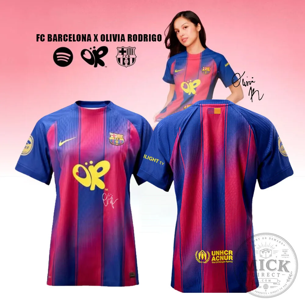 .FC Barcelona x Olivia Rodrigo Signed Limited Jersey v2