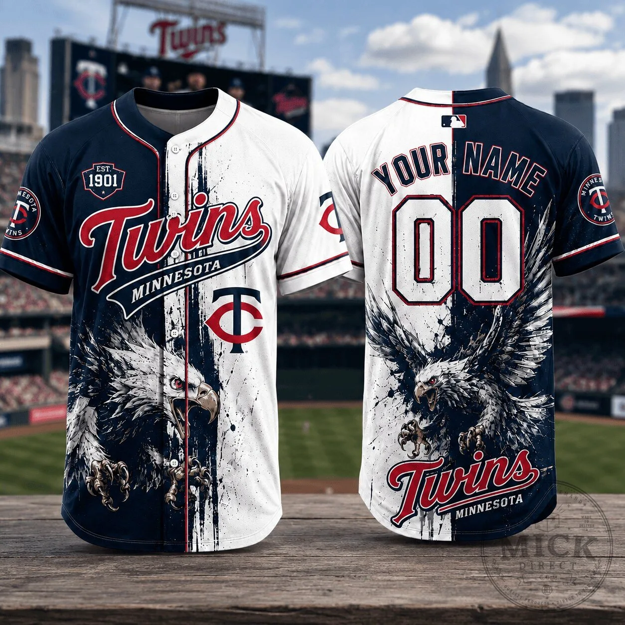 Minnesota Twins MLB Baseball Custom Jersey for Men and Women