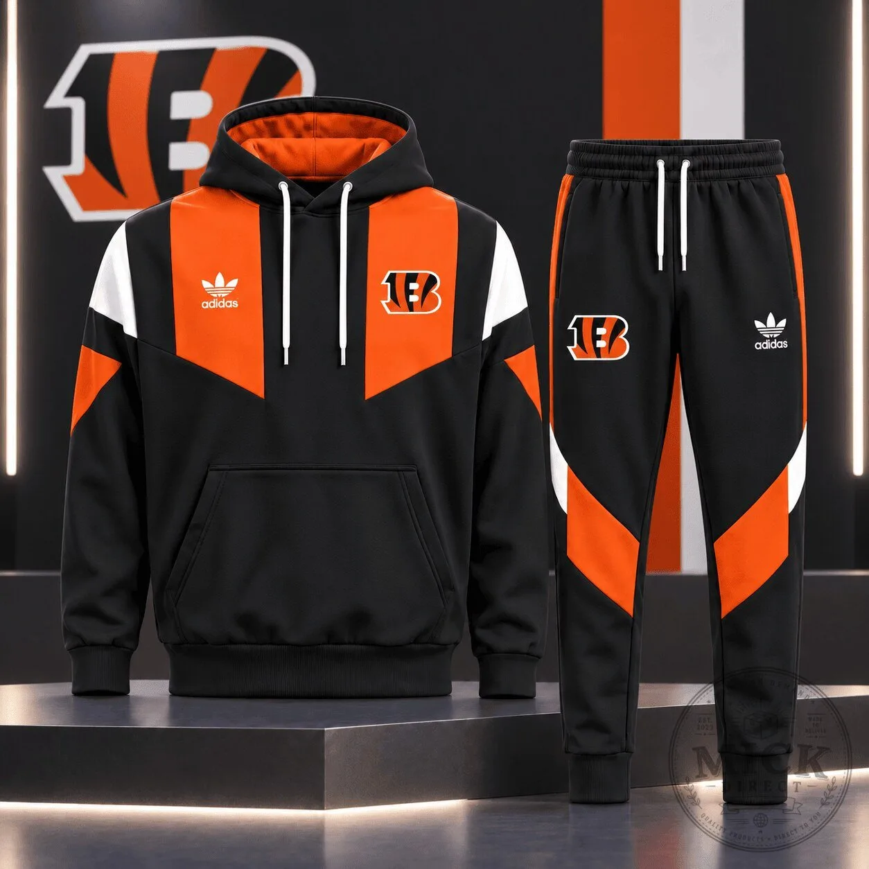 Cincinnati Bengals National Football League Team Spirit Hoodie and Jogger Pants Set