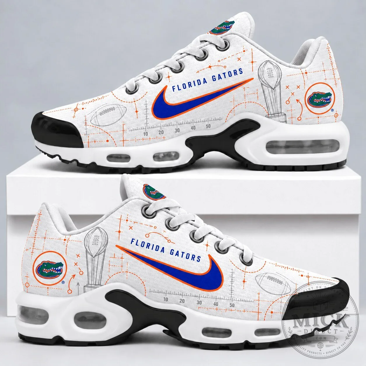 Florida Gators NCAA Playbook Design Sports Shoes