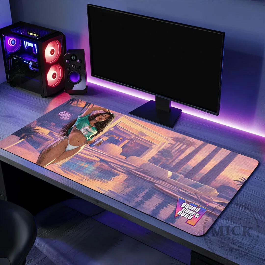 Grand Theft Auto VI Gaming Desk Mat, Custom RGB LED Mouse Pad for Gamers 11 Grand Theft Auto VI Gaming Desk Mat, Custom RGB LED Mouse Pad for Gamers