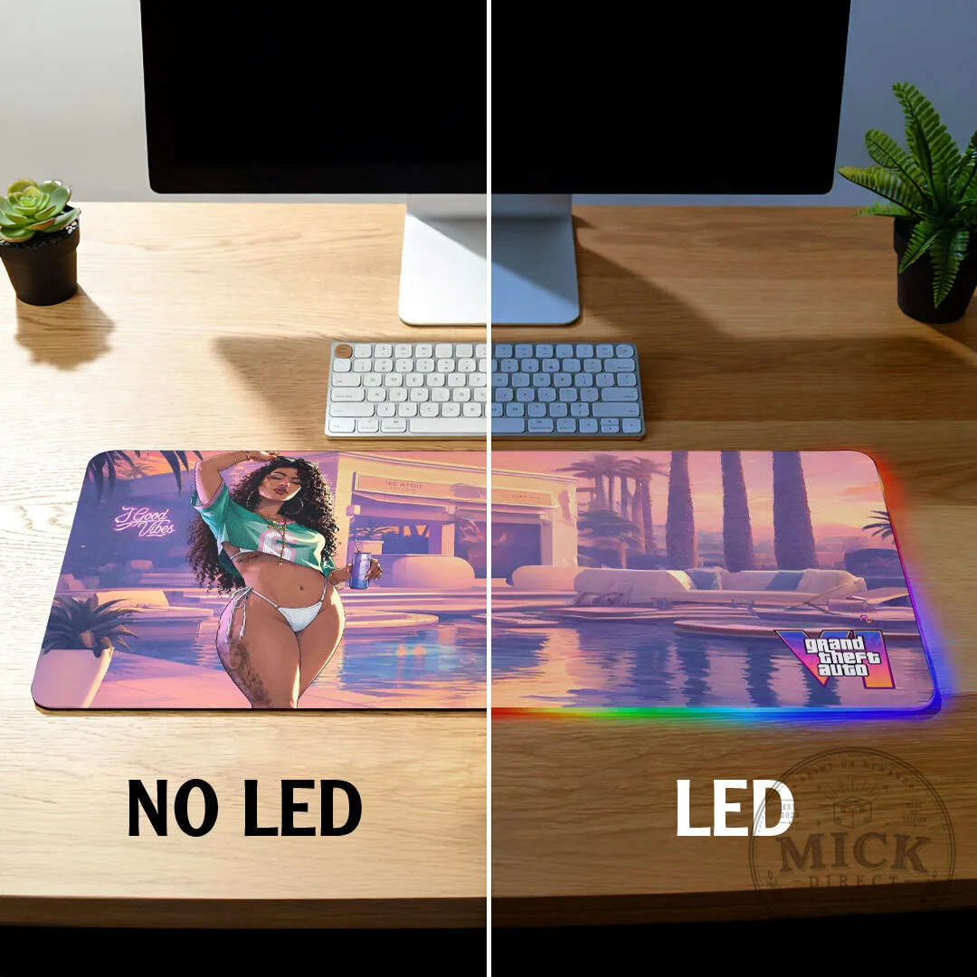 Grand Theft Auto VI Gaming Desk Mat, Custom RGB LED Mouse Pad for Gamers 13 Grand Theft Auto VI Gaming Desk Mat, Custom RGB LED Mouse Pad for Gamers