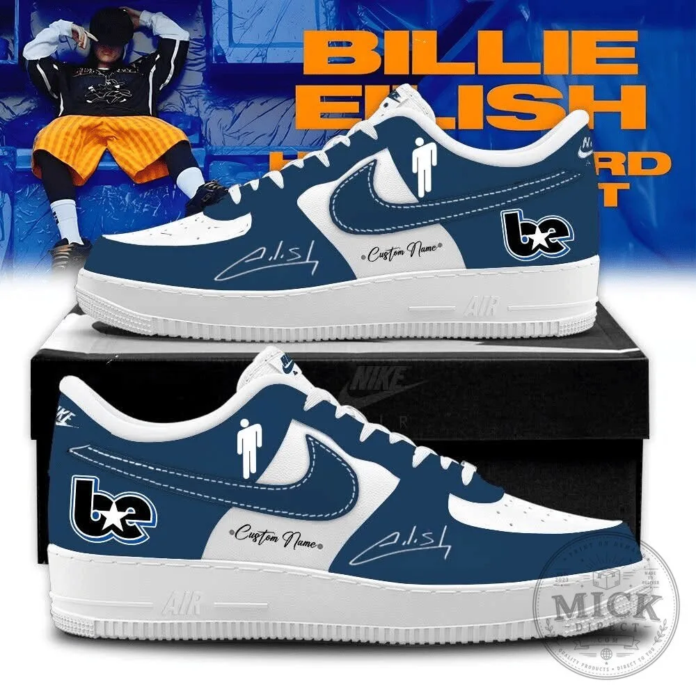 Billie Eilish Custom Name Signature Air Force One Shoes