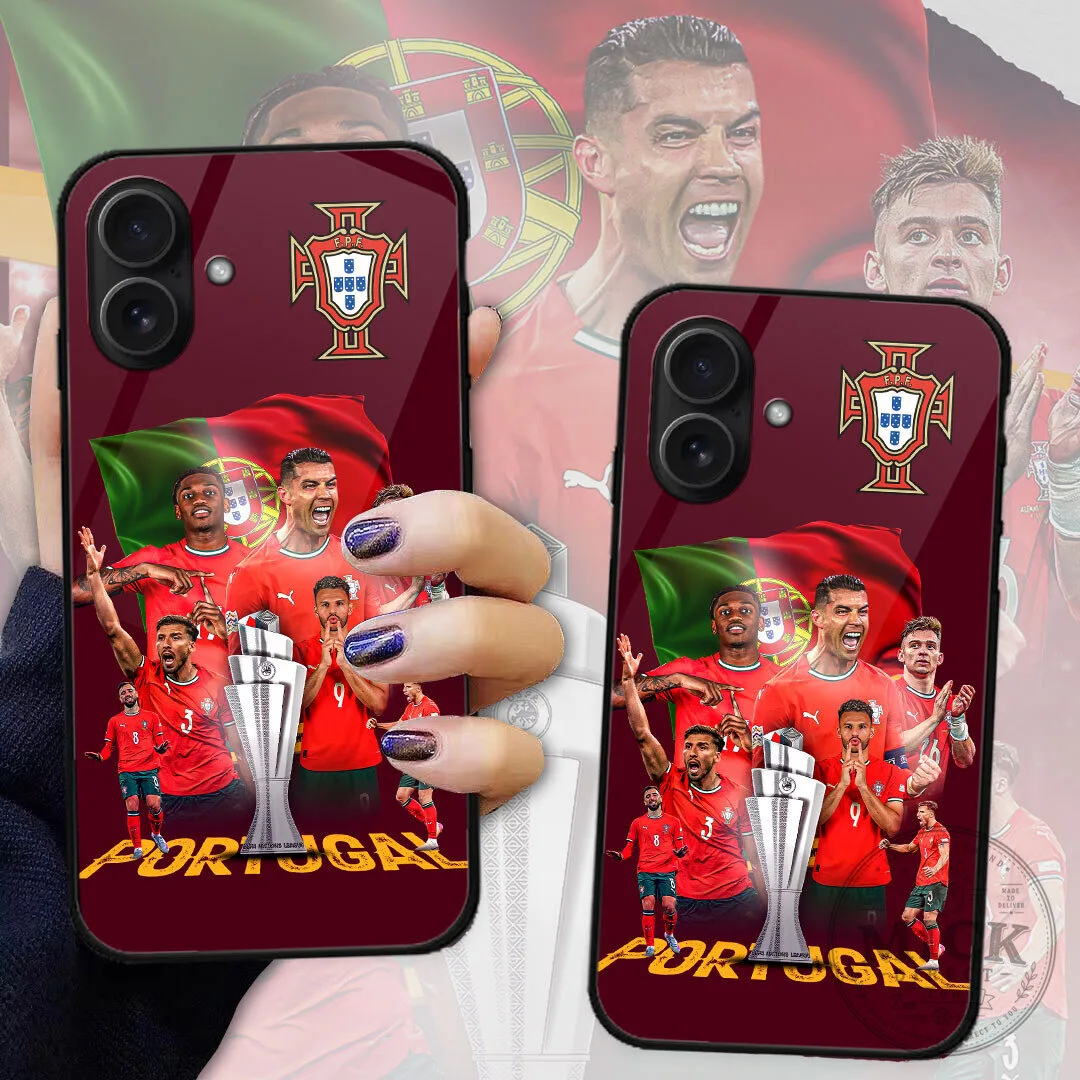 Portugal National Football Team Phone Case with Cristiano Ronaldo and Players