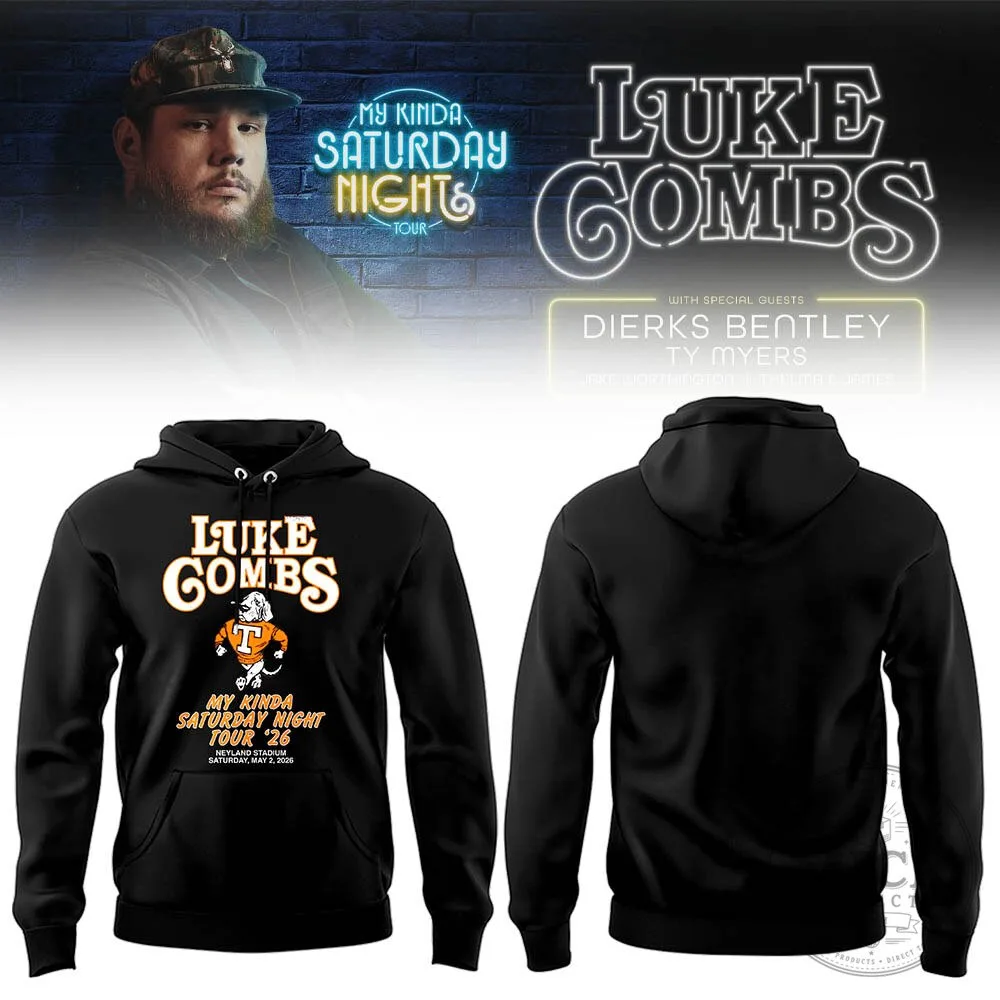 Luke Combs My Kinda Saturday Night Tour 2026 Hoodie from Neyland Stadium