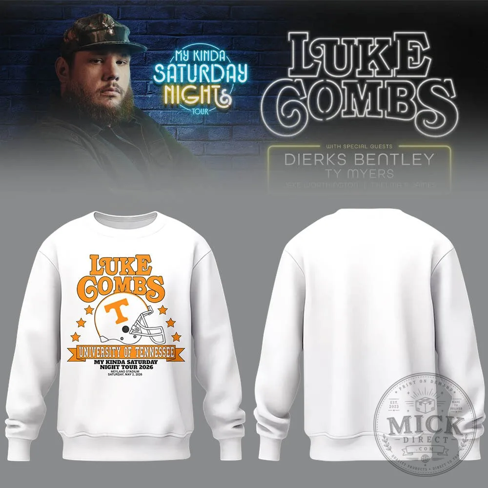Neyland Stadium Sweatshirt for Luke Combs My Kinda Saturday Night Tour 2026