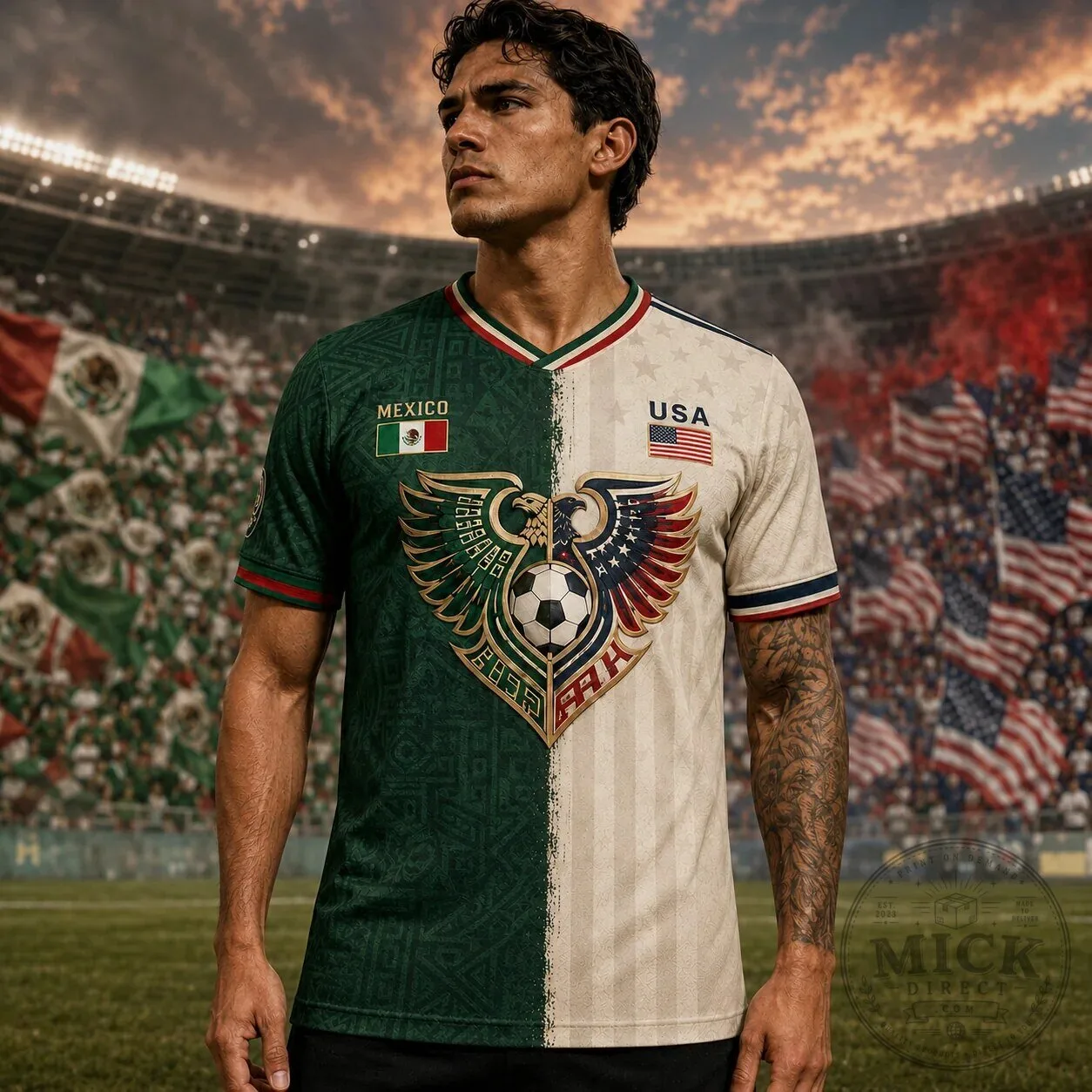 Mexico Soccer Jersey Personalized Custom Name and Number Split Pride Football Gift 14 Mexico Soccer Jersey Personalized Custom Name and Number Split Pride Football Gift