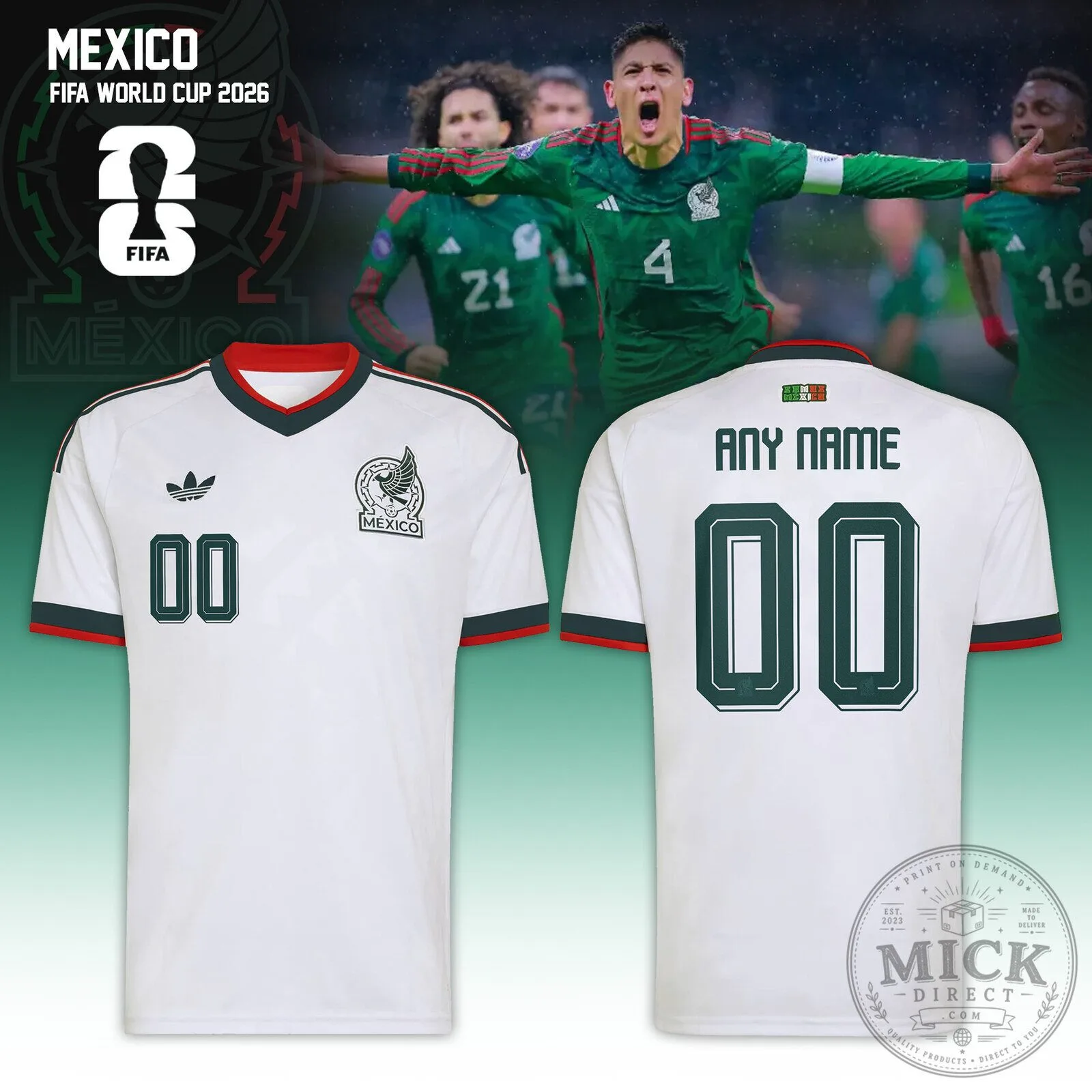 Mexico 2026 Jersey Soccer Away