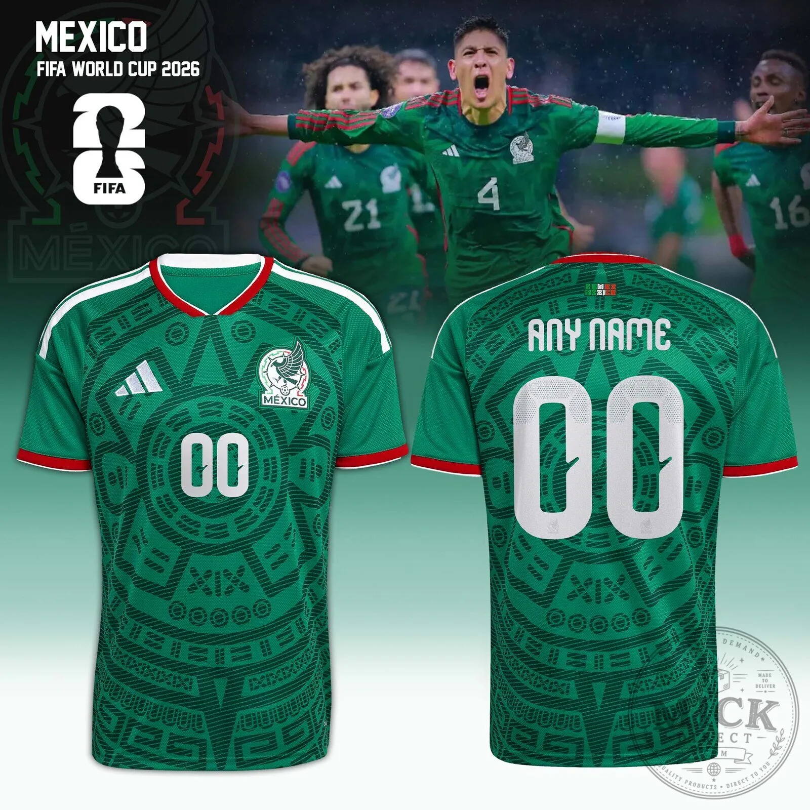 Mexico 2026 Jersey Soccer Home