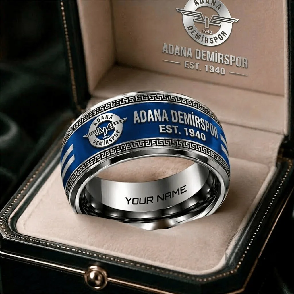 Adana Demirspor Turkish Süper Lig Football Club Personalized Ring