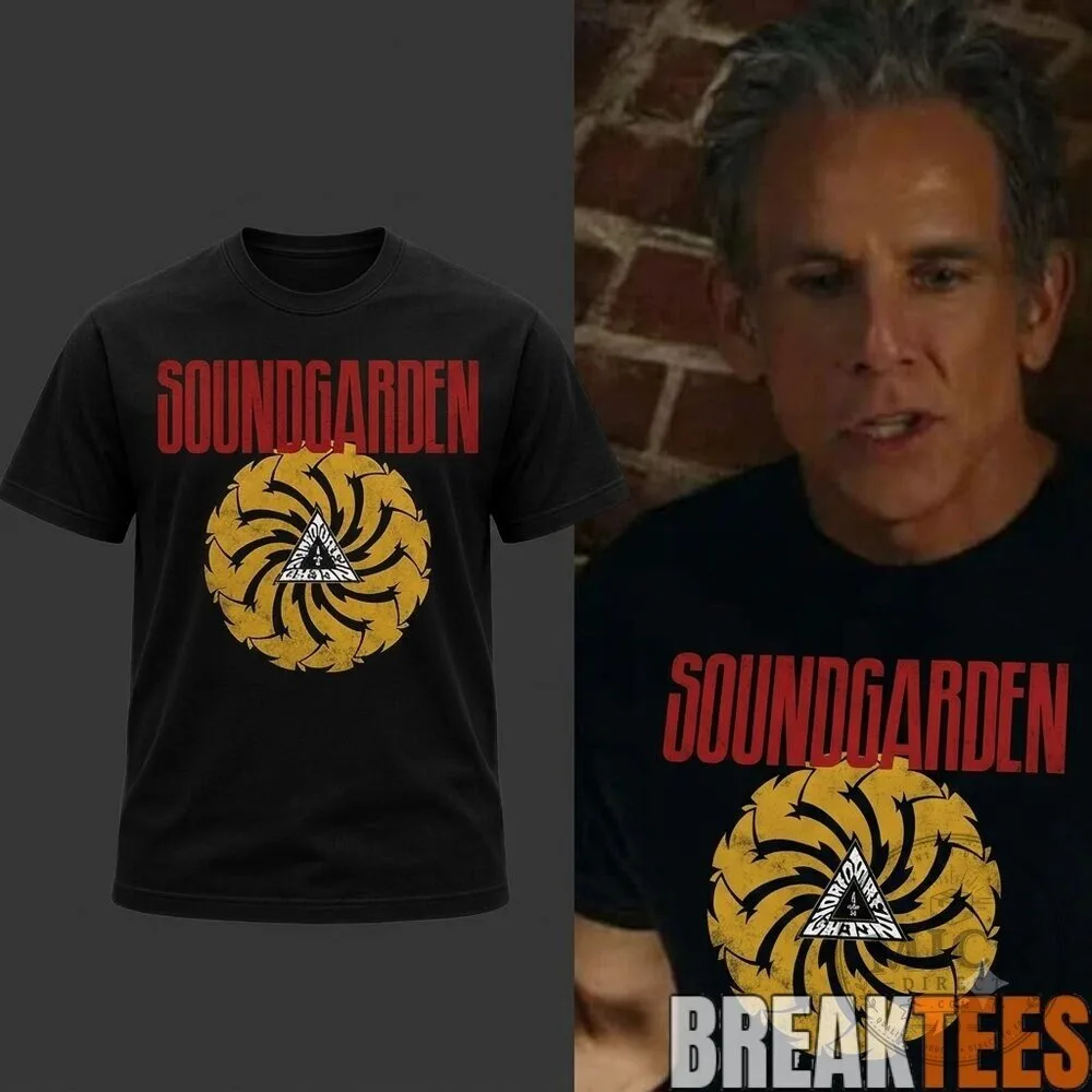 Soundgarden Badmotorfinger Album Art Black T-Shirt 6 Soundgarden Badmotorfinger Album Art Black T-Shirt