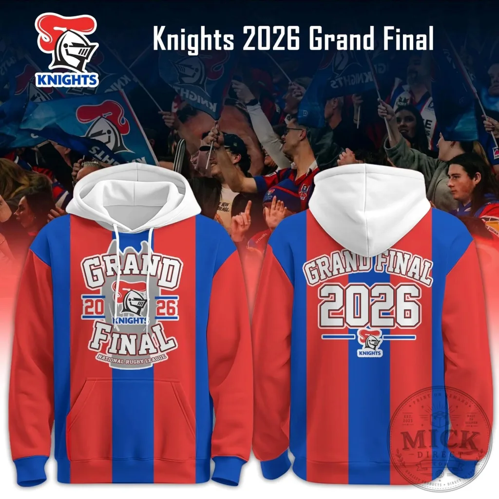 2026 National Rugby League Grand Final Hoodie - Newcastle Knights Merchandise