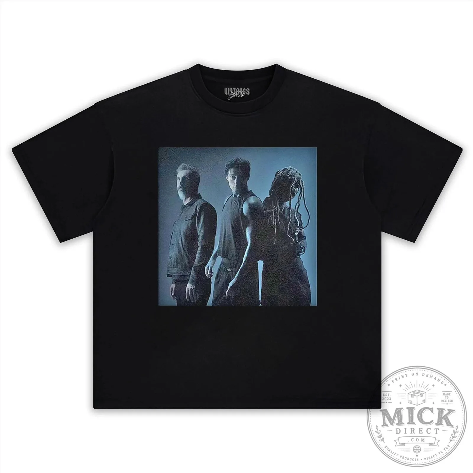 Ronnie Radke Corey Taylor Serj Tankian Music Band Black T-Shirt 3 Ronnie Radke Corey Taylor Serj Tankian Music Band Black T-Shirt