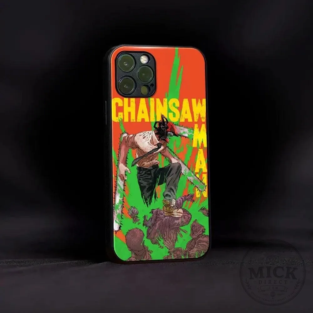 Chainsaw Man Anime Denji Character Art iPhone Phone Case 2 Chainsaw Man Anime Denji Character Art iPhone Phone Case