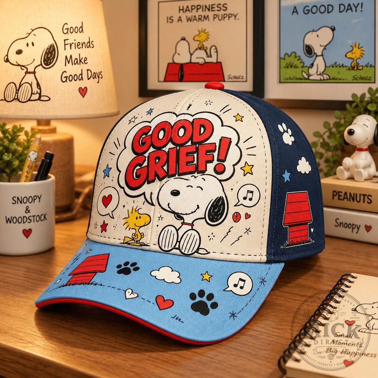 Snoopy Good Grief Peanuts Comic Strip Baseball Cap Hat 5 Snoopy Good Grief Peanuts Comic Strip Baseball Cap Hat
