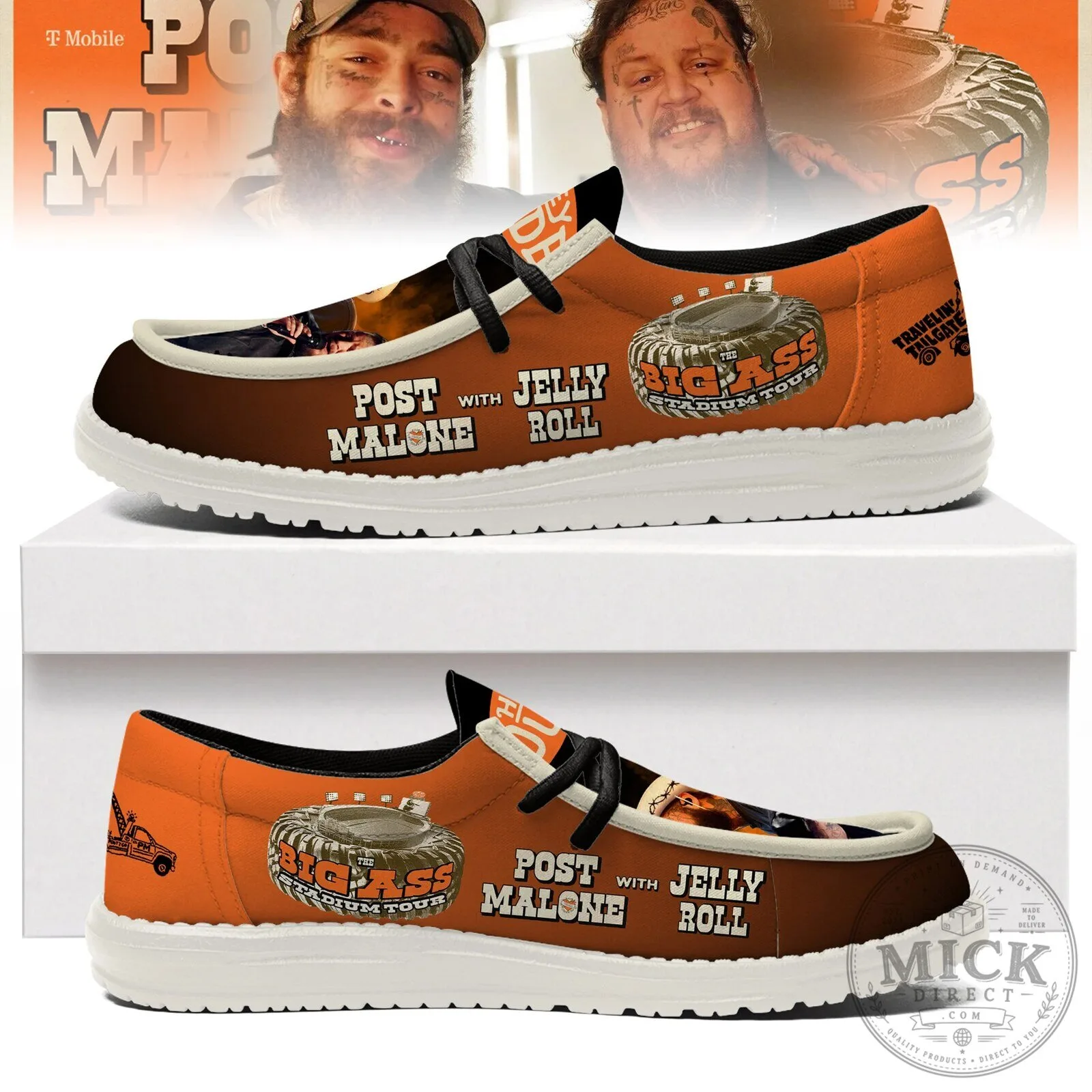 Post Malone and Jelly Roll Big Ass Premium Tour Loafer Shoes 5 Post Malone and Jelly Roll Big Ass Premium Tour Loafer Shoes