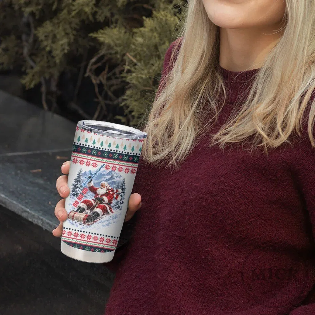Christmas Nakatomi Plaza Santa Ho Ho Ho Explosion Ugly Sweater Tumbler 11 Christmas Nakatomi Plaza Santa Ho Ho Ho Explosion Ugly Sweater Tumbler
