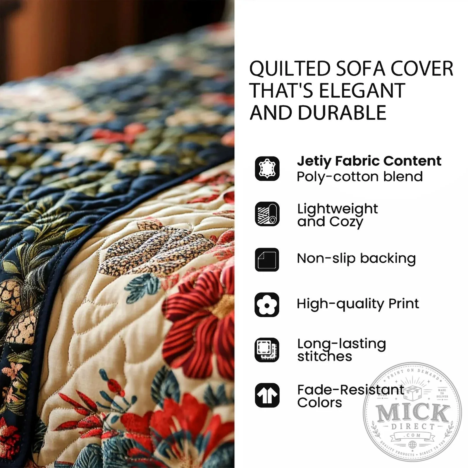 Christmas Village Sleigh Ride Quilted Sofa Cover for Holiday Home Decor 20 Christmas Village Sleigh Ride Quilted Sofa Cover for Holiday Home Decor