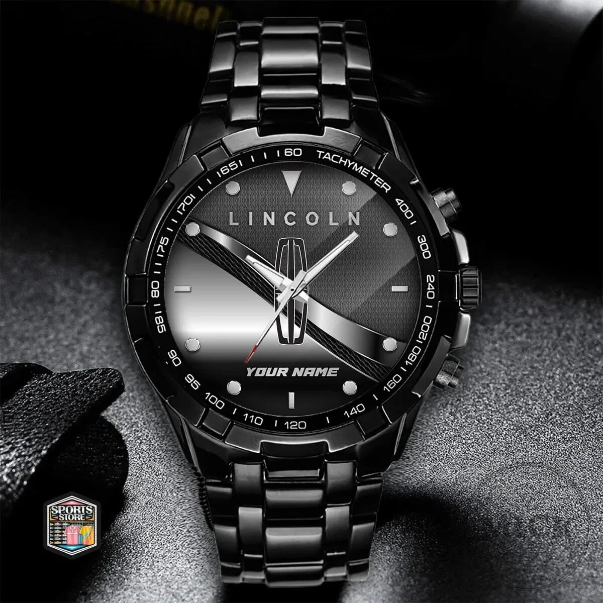 Stylish Custom Name Watch by Lincoln Motor Company - Elegant Fashion Design