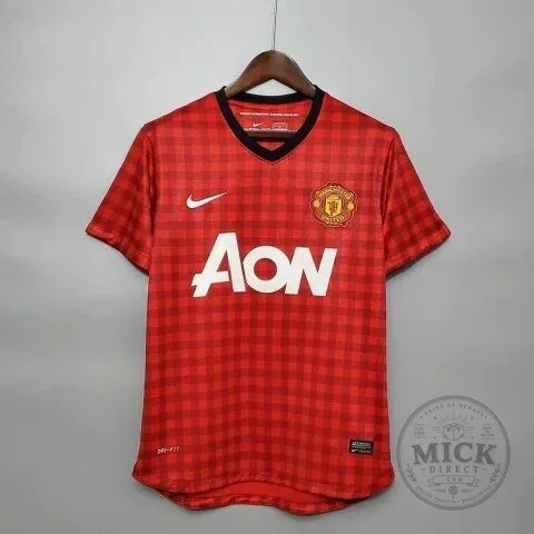 Manchester United 2012-2013 Home Retro Football Club Soccer Jersey