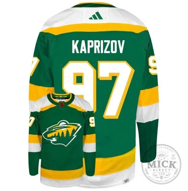 Kirill Kaprizov Minnesota Wild Reverse Retro 2.0 Hockey Jersey