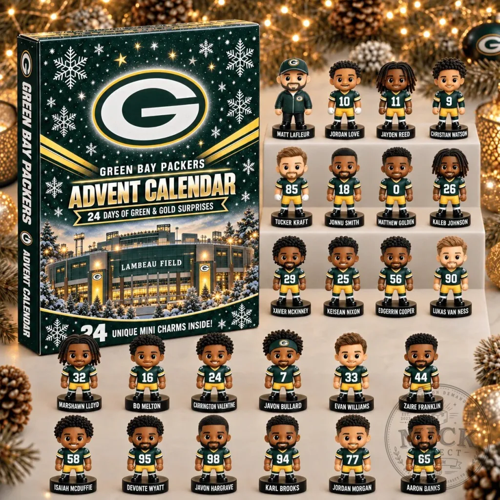Green Bay Packers 24 Days of Surprises Advent Calendar with Mini Charms Green Bay Packers 24 Days of Surprises Advent Calendar with Mini Charms