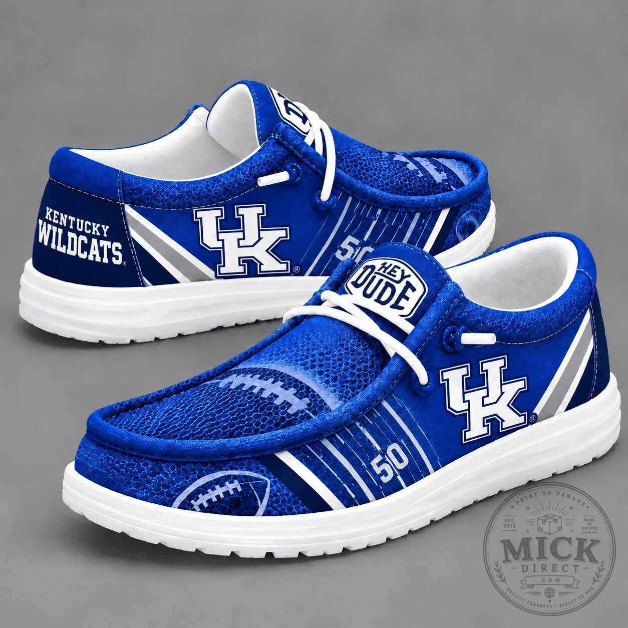 Kentucky Wildcats Football Team Spirit Loafer Shoes