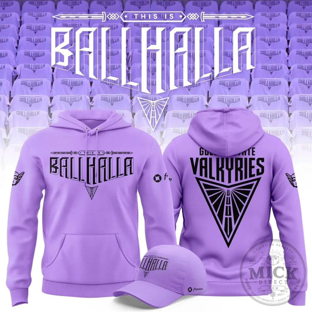Golden State Valkyries This Is Ballhalla Basketball Hoodie Golden State Valkyries This Is Ballhalla Basketball Hoodie