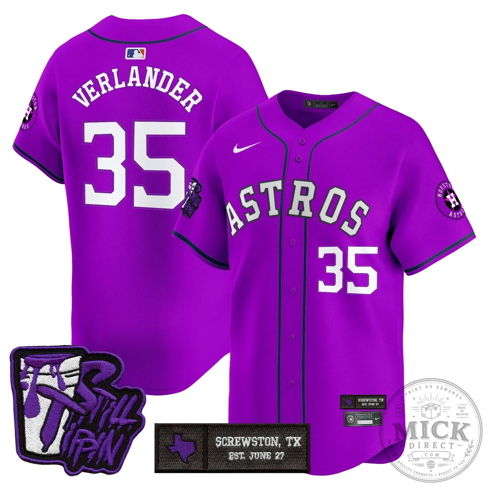 Houston Astros DJ Screw Still Tippin Orange Baseball Jersey 72 Houston Astros DJ Screw Still Tippin Orange Baseball Jersey