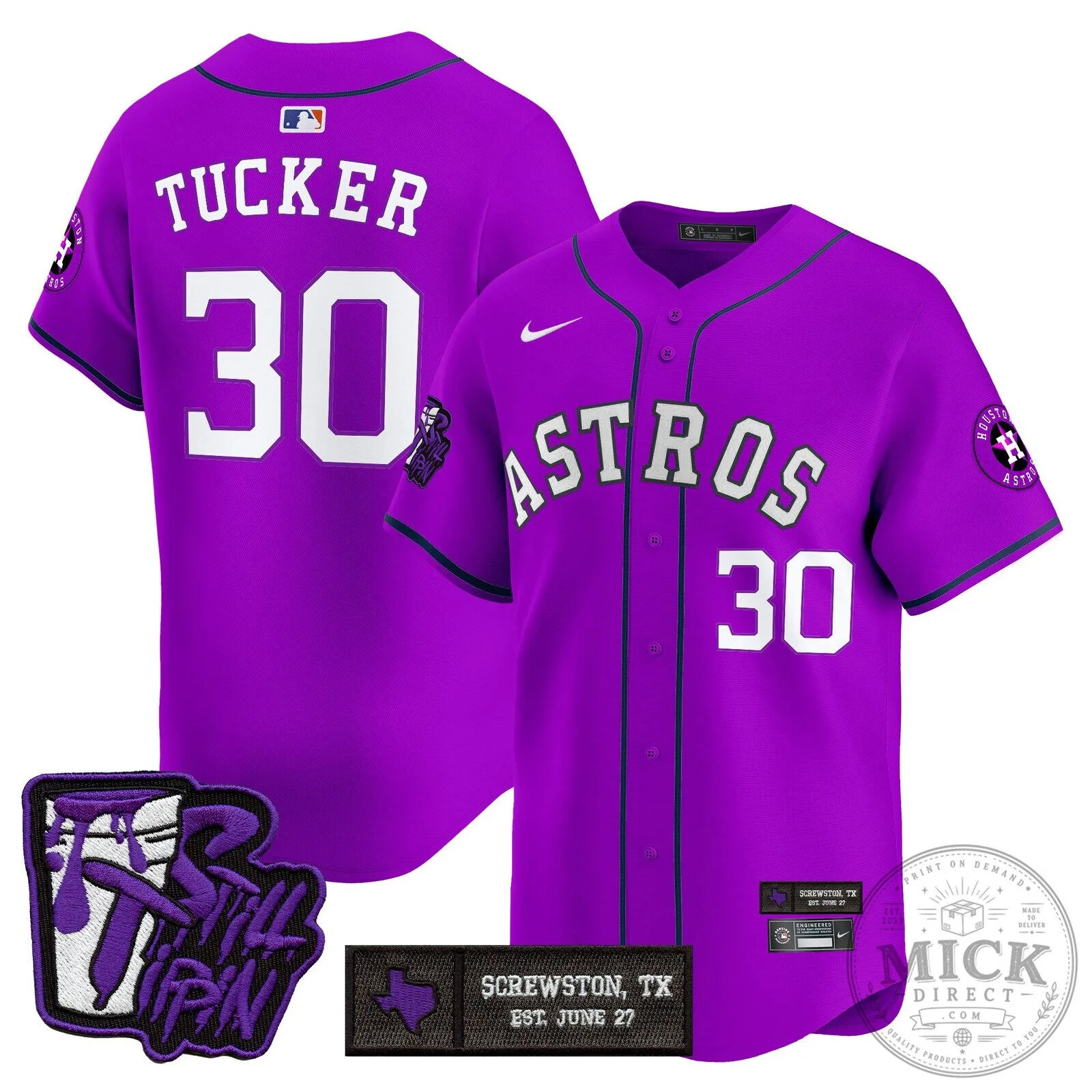 Houston Astros DJ Screw Still Tippin Orange Baseball Jersey 73 Houston Astros DJ Screw Still Tippin Orange Baseball Jersey
