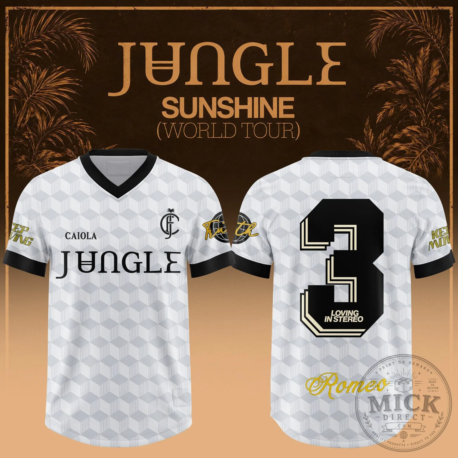 Jungle Sunshine World Tour 2026 Exclusive Football Jersey