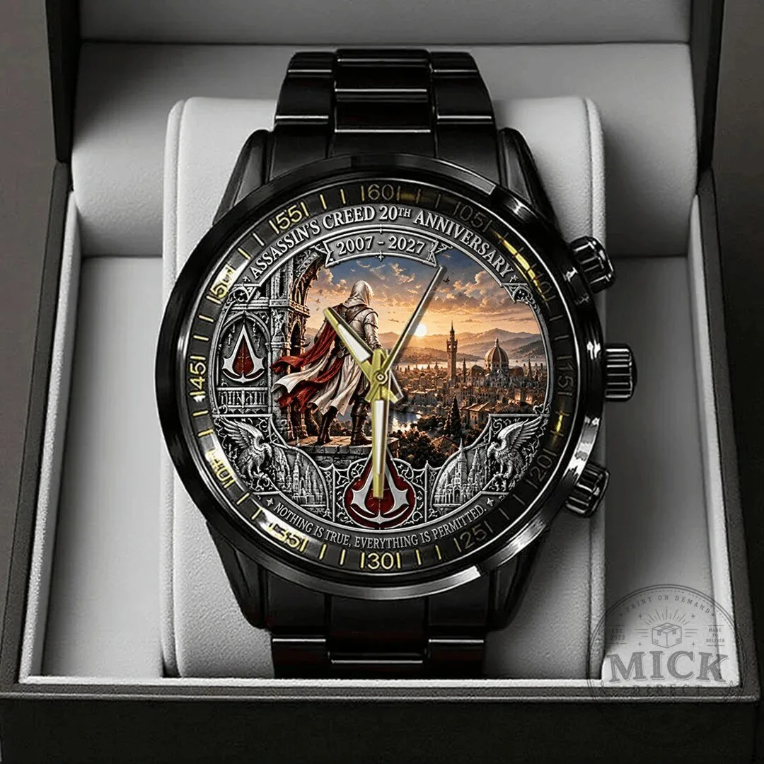 20th Anniversary Limited Edition Stainless Steel Watch for Assassin's Creed