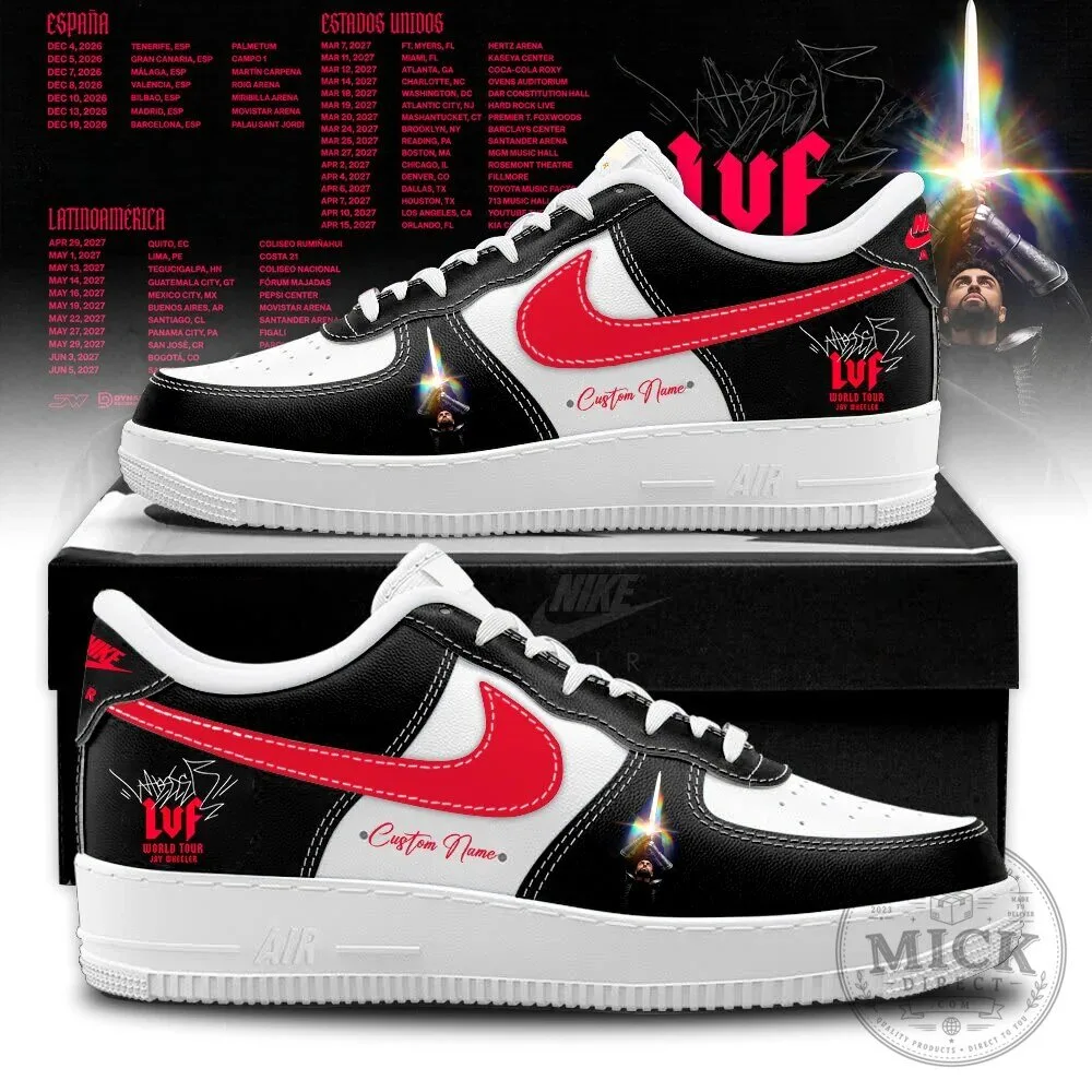 Jay Wheeler La Voz Favorita World Tour Custom Name Sneakers 32 Jay Wheeler La Voz Favorita World Tour Custom Name Sneakers