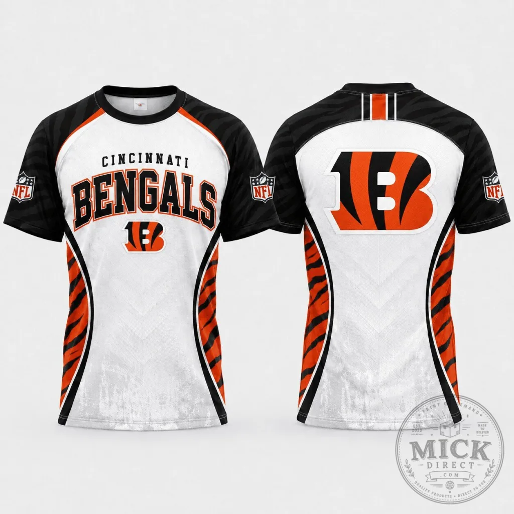 Cincinnati Bengals NFL Fan Shirt for Men, Women and Kids 26 Cincinnati Bengals NFL Fan Shirt for Men, Women and Kids