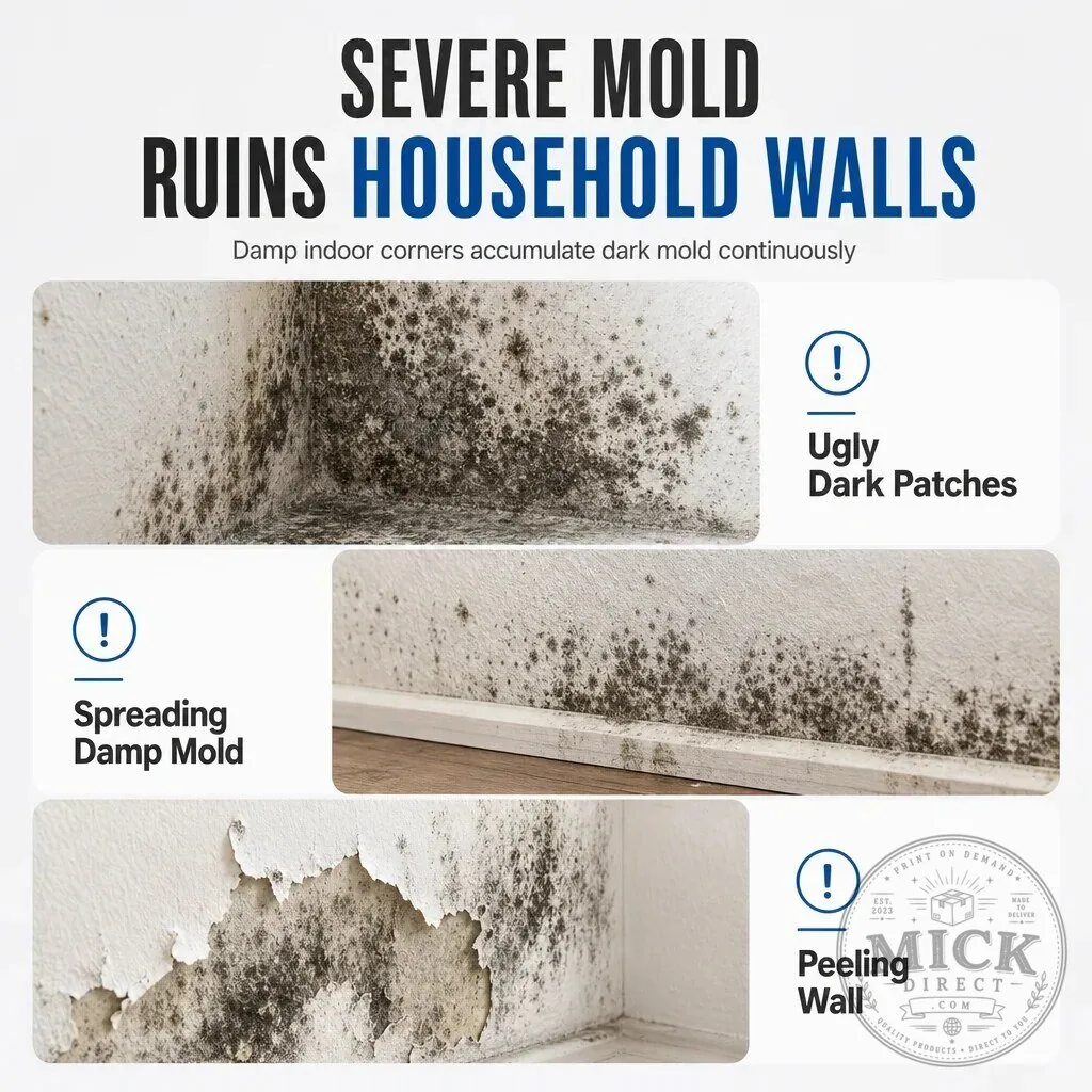 White Wall Mold Remover Spray for Deep Penetration and Quick Restorative Action 12 White Wall Mold Remover Spray for Deep Penetration and Quick Restorative Action