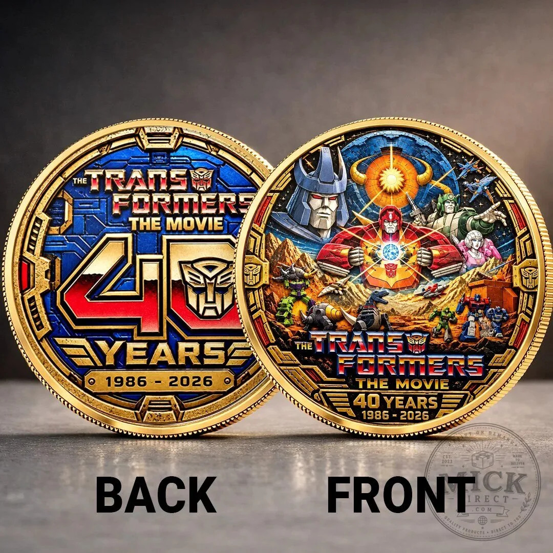40th Anniversary Commemorative Coin for Transformers The Movie 3 40th Anniversary Commemorative Coin for Transformers The Movie