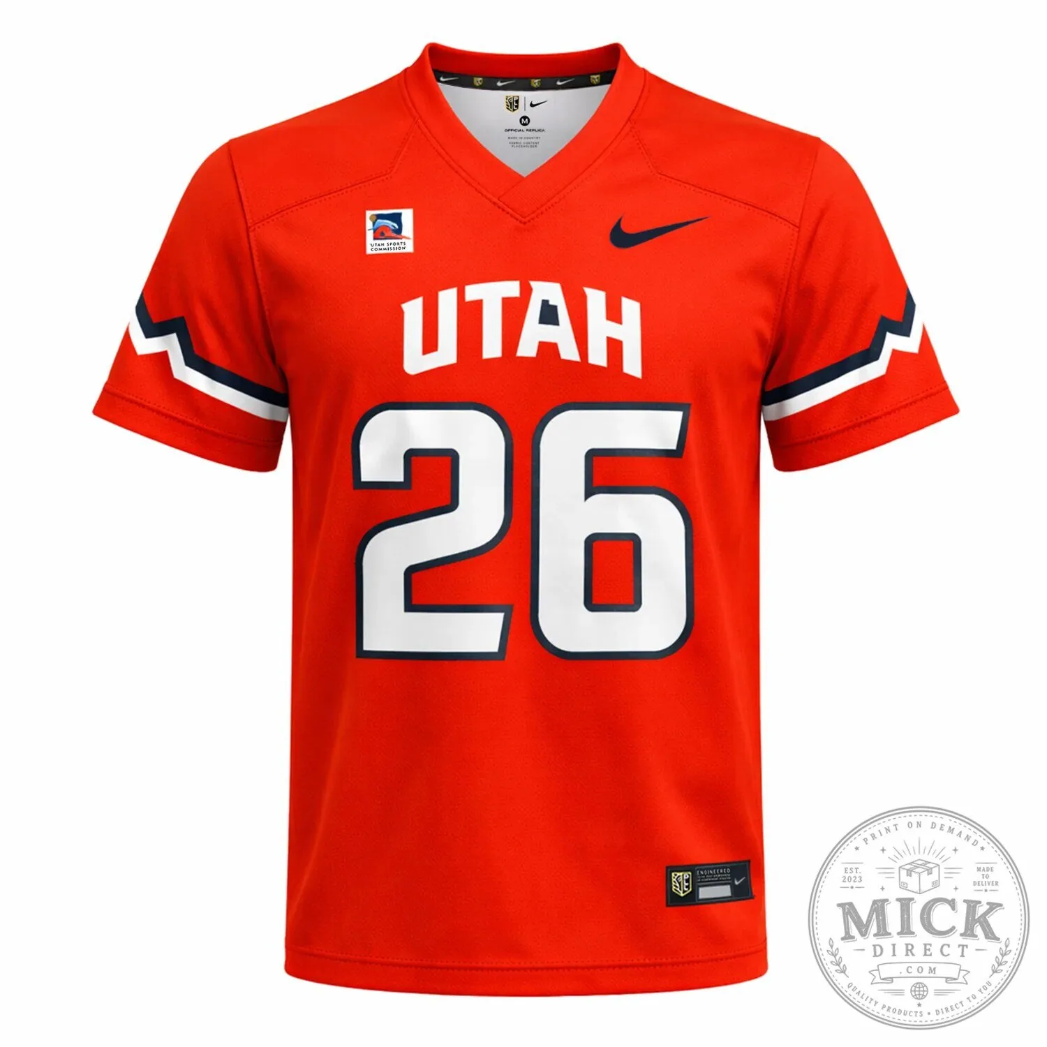 Utah Archers Schreiber 26 Orange Replica Player Lacrosse Jersey 5 Utah Archers Schreiber 26 Orange Replica Player Lacrosse Jersey