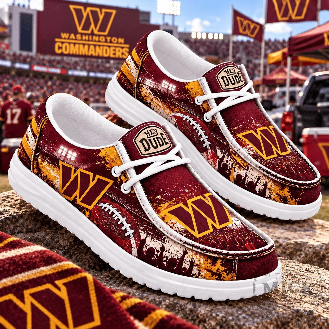 Washington Commanders National Football League Team Spirit Loafer Shoes